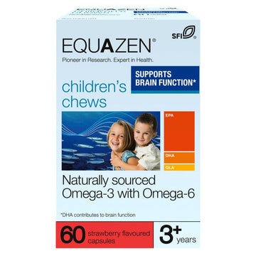 Eye Q Children'S Chews 60 Strawberry Flavoured Capsules